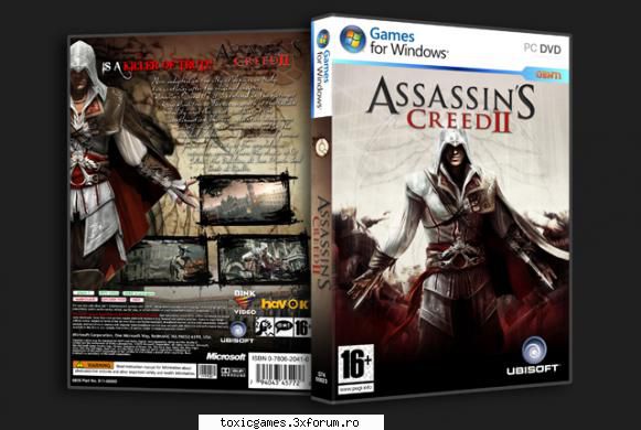 assassins creed ii proper creed ii (c) date: mar 9, 2010
gi rating: 9.50
size: 1 dvd
game type: